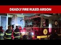 Deadly overnight rowhome fire in Philly ruled arson