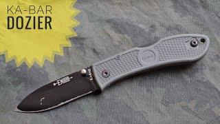 нож Ka-Bar Dozier Folding Hunter. обзор + разборка