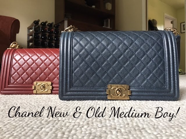 Sydney's Fashion Diary: Chanel Boy Bag :: Old Medium vs. New Medium (Jumbo)