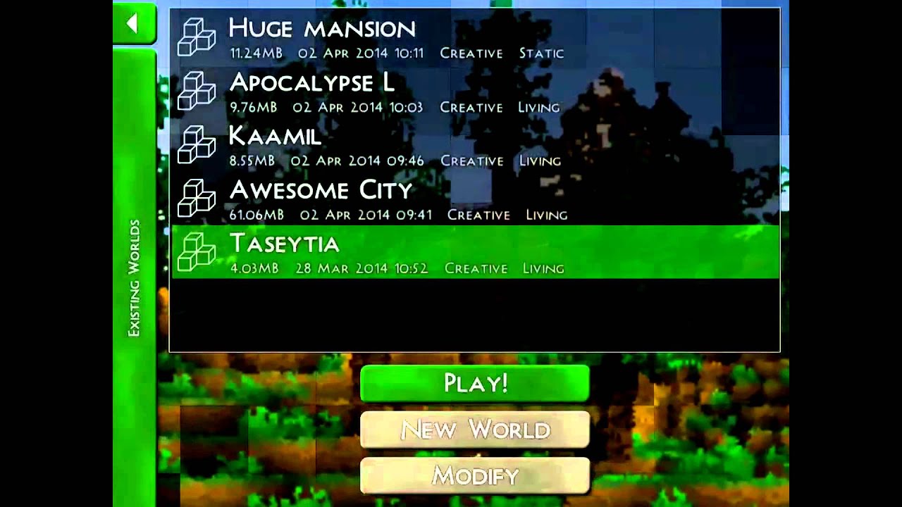 How to make a copy of your survivalcraft world - YouTube