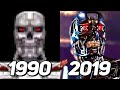 Evolution of Terminator in Games 1990-2019