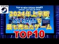 【Steam凄すぎ】2024年上半期 Steamで最も売れたゲームトップ10!インディ大躍進なんと10作品中8作品がインディーゲーム【PS/Switch/Xbox】