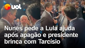 Thumbnail for Lula fala em ajuda a Nunes após apagão em SP e brinca com governador: “Culpa é do Tarcísio”