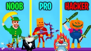 Noob vs PRO vs Hacker In DRAW MASTER |  Oggy & The Cockroaches screenshot 1