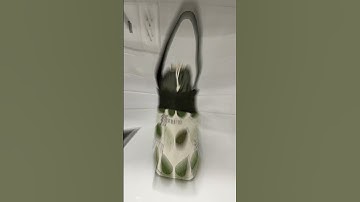 Túi vải dây rút màu xanh rêu lá dẹt, lý tưởng để đựng bình nước, phù hợp cho dân văn phòng, học sinh