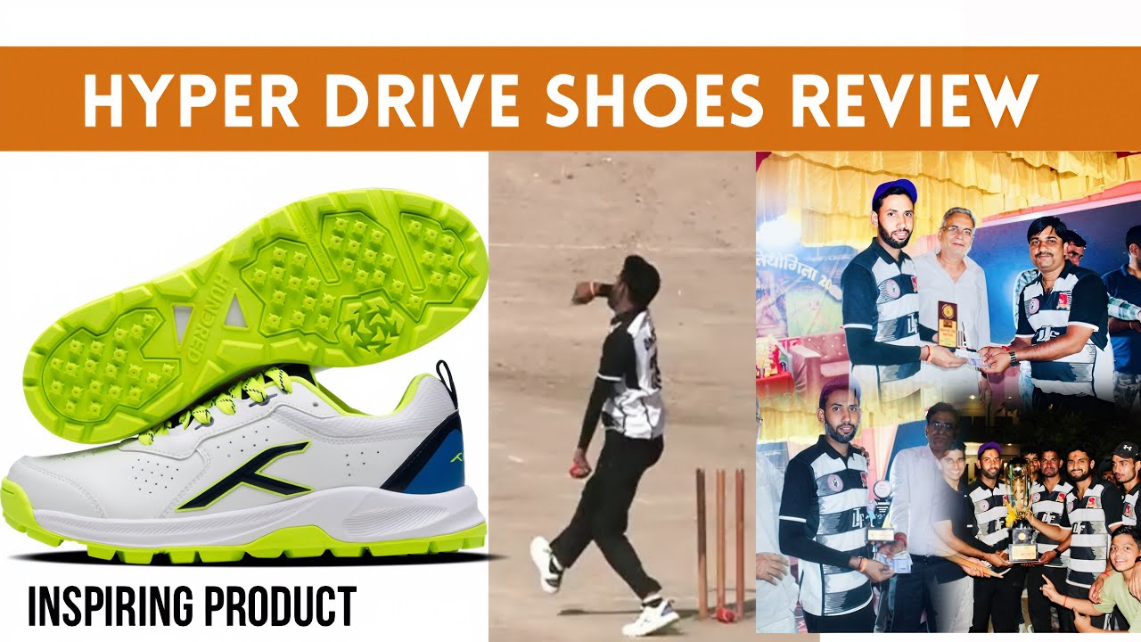 Hyper Drive Cricket Shoes Review | Best Cricket Shoes by Hundred Brand | Cricinfo India