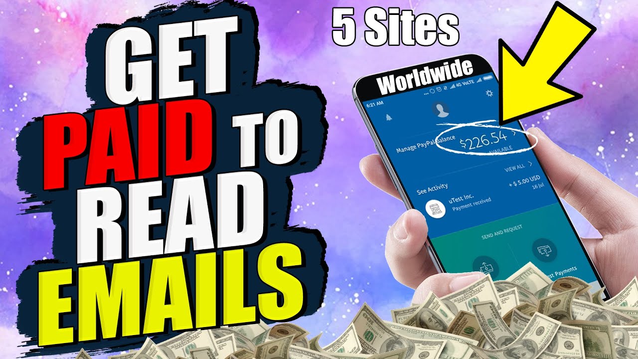 🔥 Get Paid To Read Emails (Make Money Online Worldwide) Free PayPal Money