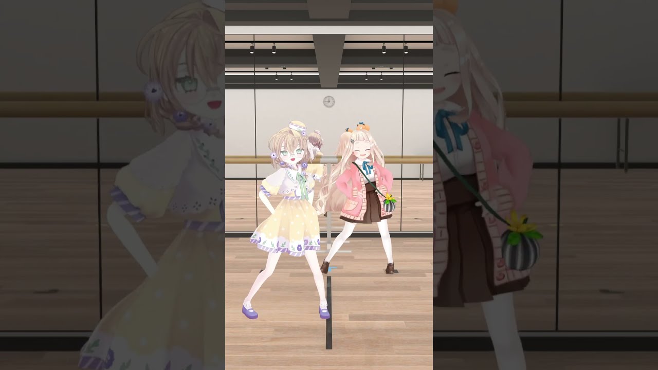 【エアロピクルス】やぐるまちたで元気に踊ってみた【矢車りね/町田ちま/にじさんじ】 #shorts