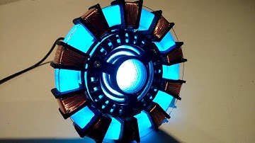 Ironman Arc reactor 3d printed and powered with an Arduino Pro mini.