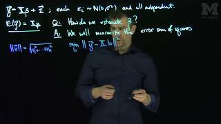 Coefficient Estimates in Multiple Linear Regression