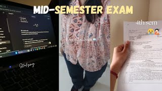 My Mid-Semester Exam Chaos🤦🏻📚 Forgot data book in exam😭😤 B.Tech Student #study #exam 