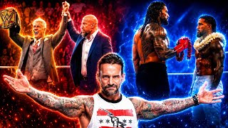 Roman Reings Vs Jey USO again CM punk future plan revealed Cody break triple h record