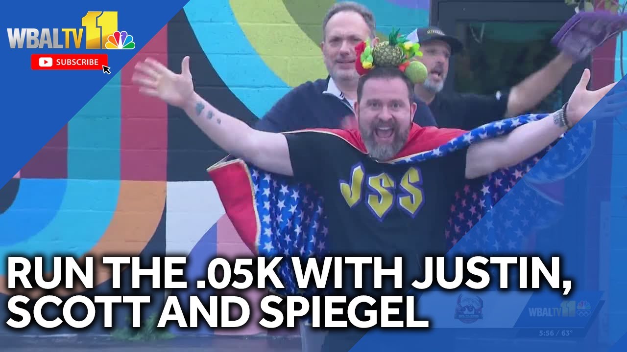 Not a runner? Join 98 Rock's Justin, Scott and Spiegel for a .05K