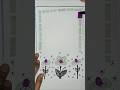 Purple Geometric Flower Border 😱🎨 Never Seen Before! #shorts #viral #art #borderdesign #satisfying