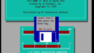 Doom II: Hell On Earth v1.666 Realtime Installation (86Box)