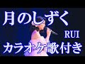 月のしずく RUI (柴咲コウ)カラオケ  練習用  原曲キー 歌付き ボーカル入り 歌詞付き