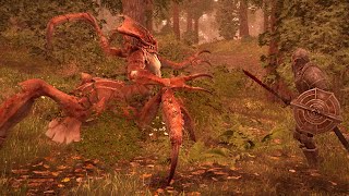 Imperial Legion Soldier Versus Land Dreugh Oblivion Remastered