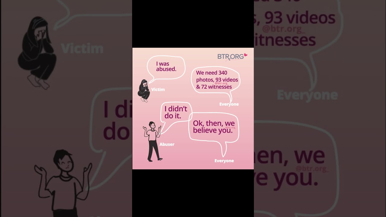 Why Society Needs Thousands Of Pieces Of Evidence to Believe Victims?