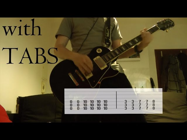 Three Days Grace - Animal I have become [Guitar Cover with Tabs] class=