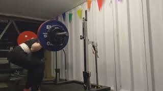 1@8 175kg Paused Squat