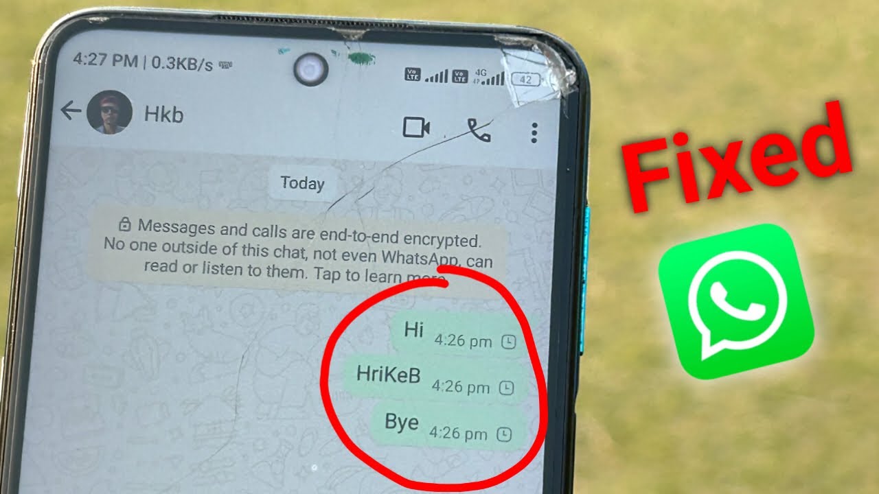 how to fix whatsaap message not sending problem whatsapp se messsage ...