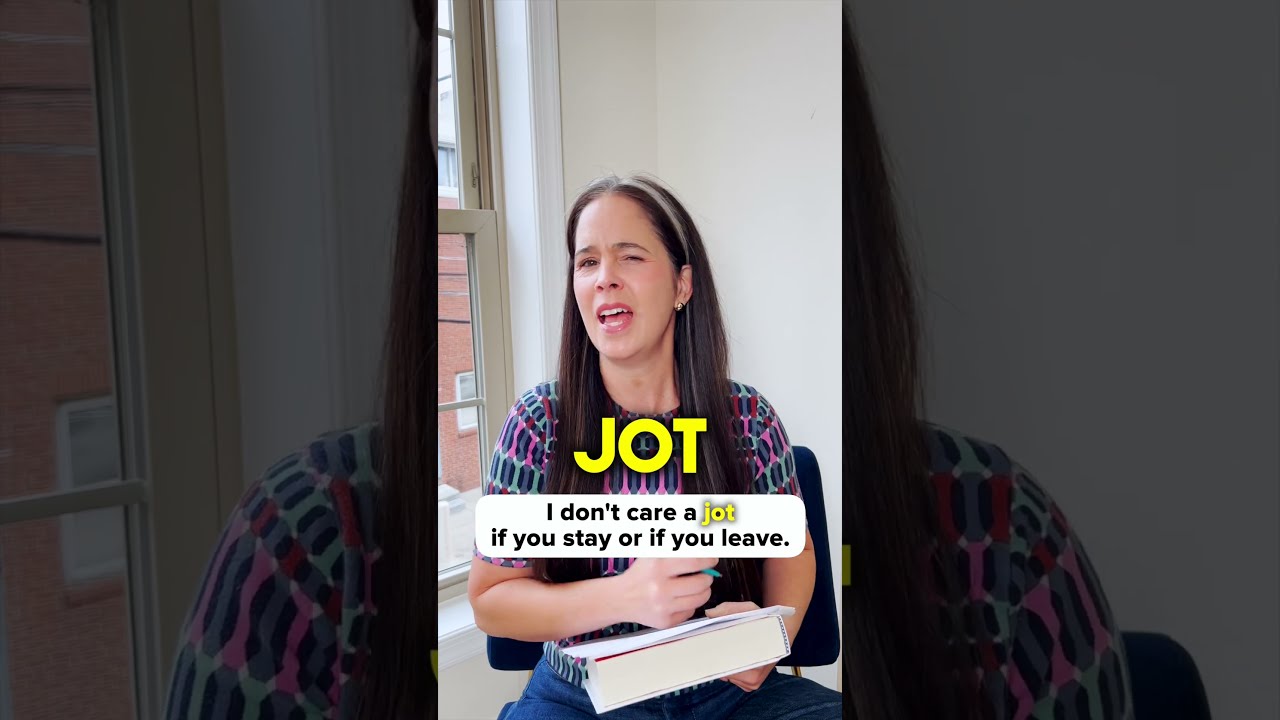 What Does JOT Mean Learn English Vocabulary YouTube What Does JOT Mean Learn English Vocabulary YouTube