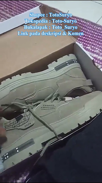 Sepatu Boots Pria Original Leedoo MC464 Khaki | TotoSuryo x Leedoo Footwear #TotoSuryo #Boots