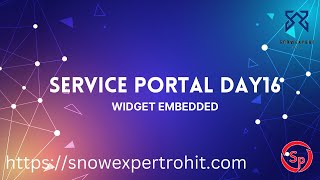 Service Portal D16 - Widget Embedded with another Widget