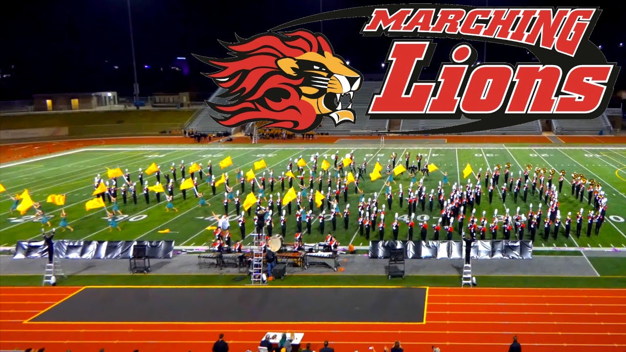 2022 LinnMar Marching Lions at the 25th Annual Metro Marching Band