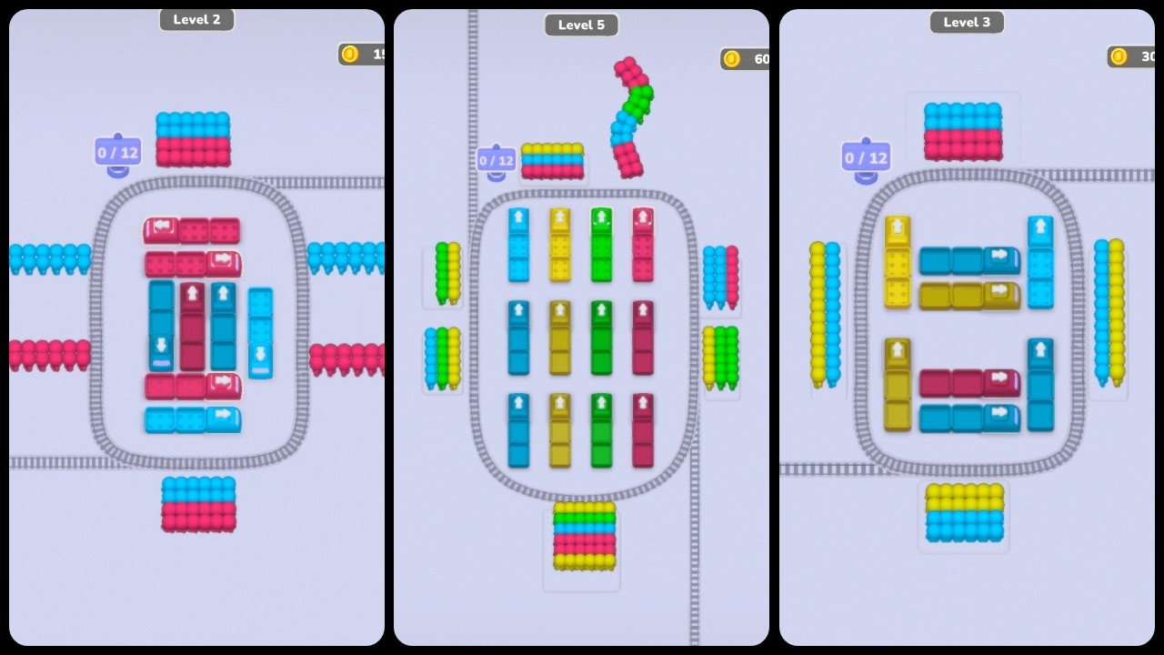 Train Loop Sort Game Mobile Gameplay Android - YouTube