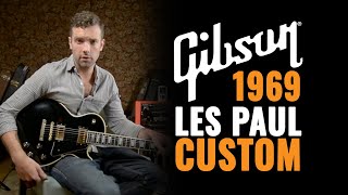 1969 Gibson Les Paul Custom Black | CME Vintage Demo | Joel Bauman