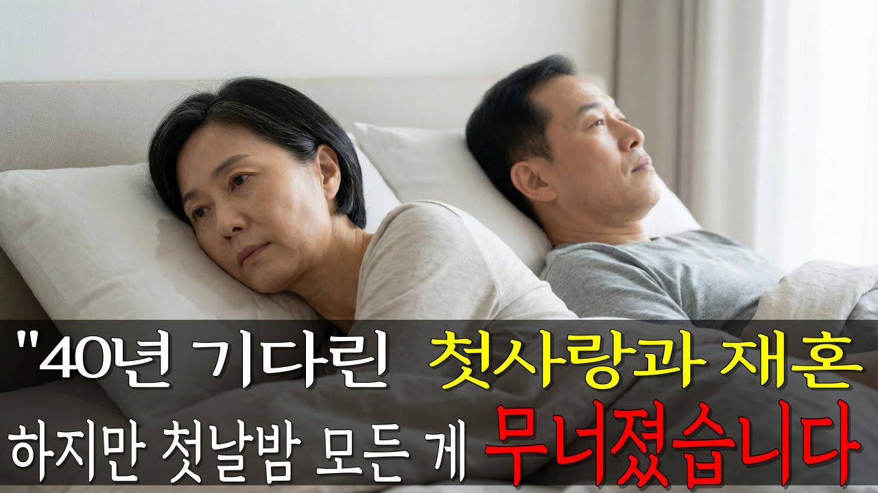 “40년 기다린 첫사랑과 결혼… 첫날 밤, 나는 소파로 도망쳤다”｜황혼재혼｜노후사연ㅣ인생사연ㅣ오디오북ㅣ