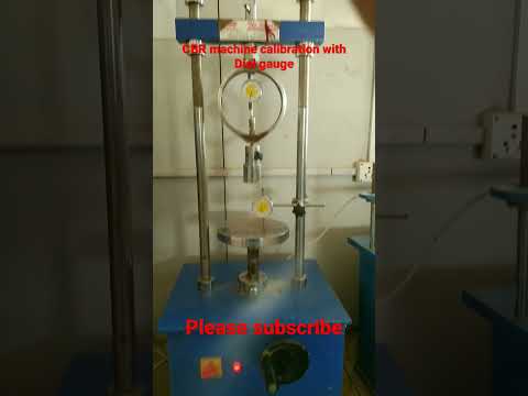 CBR machine calibration