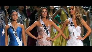 TOP 3 AND CROWNING MOMENT MISS UNIVERSE 2015 and MISS UNIVERSE 2016