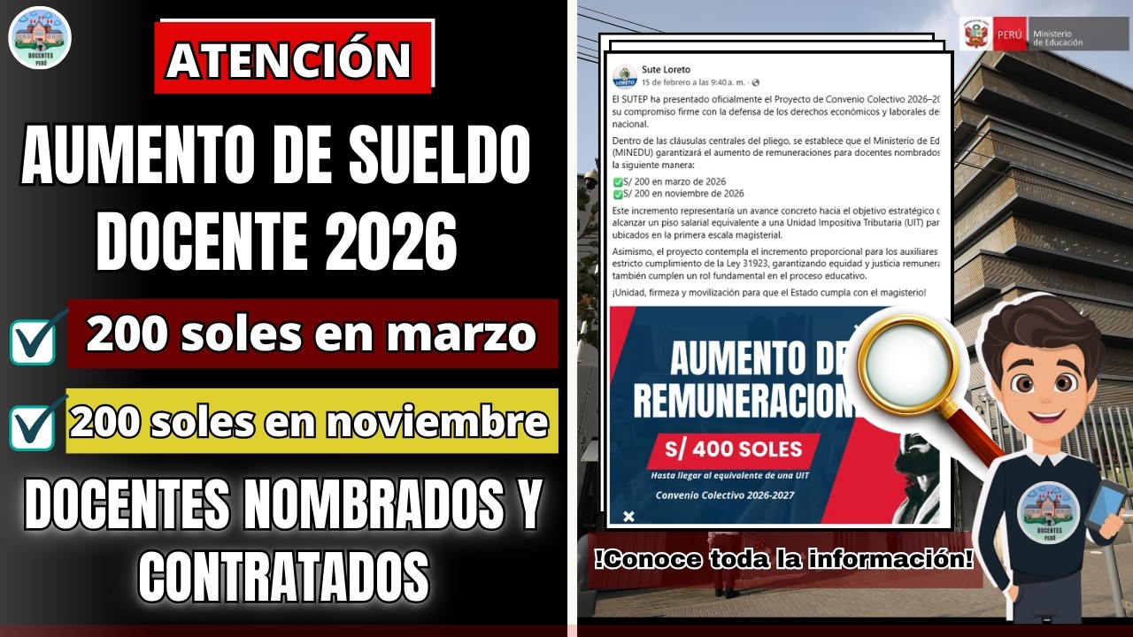 𝐒𝐔𝐄𝐋𝐃𝐎 𝐃𝐎𝐂𝐄𝐍𝐓𝐄 𝐃𝐄 𝐒/𝟑𝟗𝟎𝟎!! - 𝐂𝐎𝐍𝐕𝐄𝐍𝐈𝐎 𝐂𝐎𝐋𝐄𝐂𝐓𝐈𝐕𝐎 𝐃𝐄𝐋 𝐒𝐔𝐓𝐄𝐏 👨‍🏫