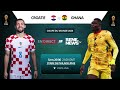 EN DIRECT : CROATIE 🇭🇷 vs GHANA 🇬🇭 EN LIVE, ENCORE UNE PLACE EN SEIZIÈMES DE FINALE EN JEU