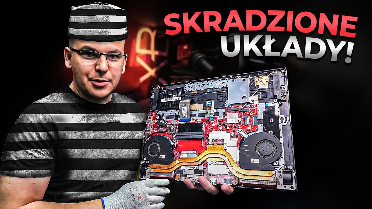 SKRADZIONE UKŁADY z Laptopa Asus ROG Strix ?! Historia prawdziwa