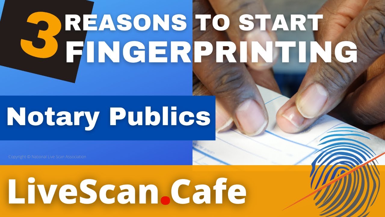 Notary Publics: 3 Reason To Start A  Fingerprinting Business | Cup #68