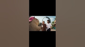 Capybara đi tàu lượn cùng bé và cái kết P2 #capybara