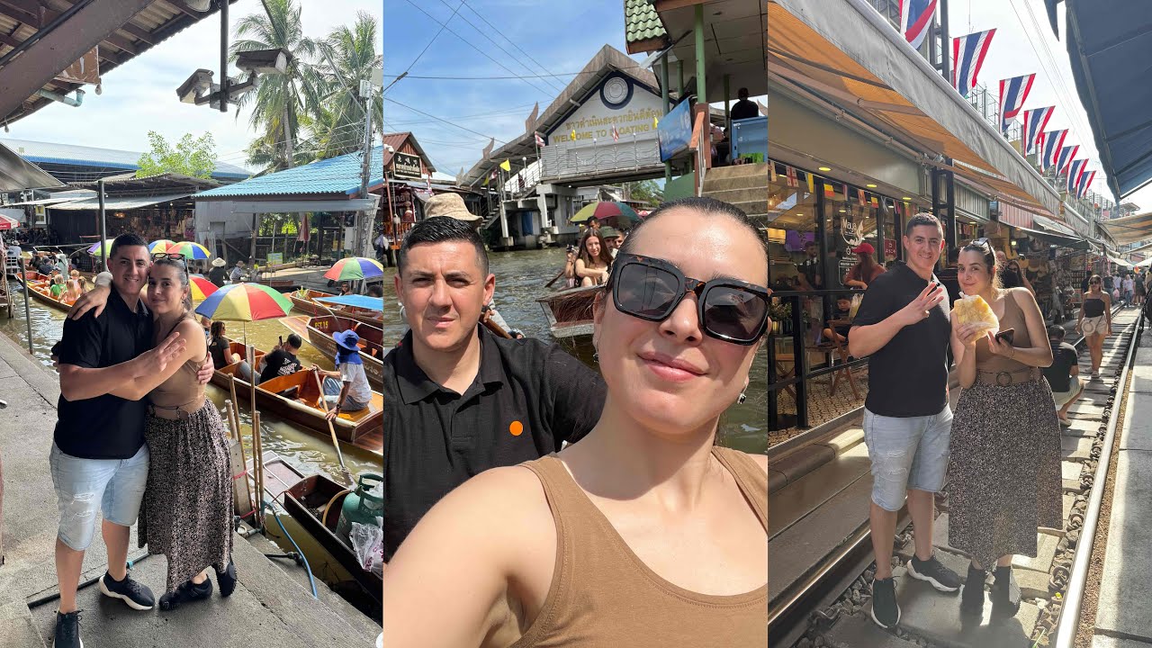 THAÏLANDE: marché flottant ￼/ marché du chemin de fer 🚆 