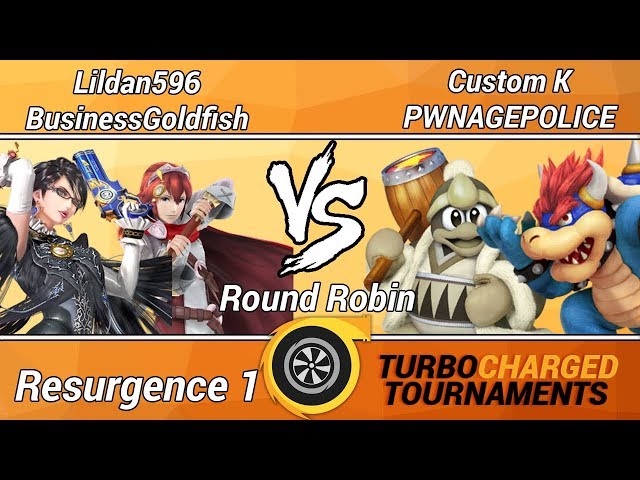 Resurgence 1 Wii U Doubles (Round Robin) - Lildan596 & BusinessGoldfish vs. Custom K & PWNAGEPOLICE class=