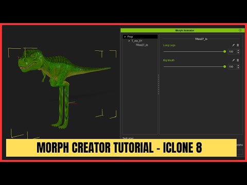 How To Morph Characters in IClone 8 - Morph Creator Tutorial -  IClone 8 Tutorial