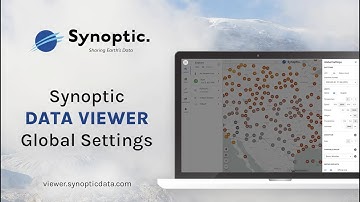 Synoptic Data Viewer Global Settings