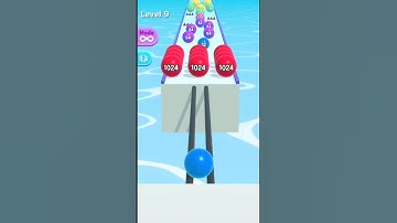 Run ball 2048 all level Android ios #gaming #runball2048 #gameplay