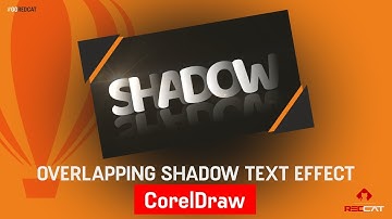 CorelDraw : Create a Powerful, Dramatic, Deep, Overlapping Text Effect with Reflection