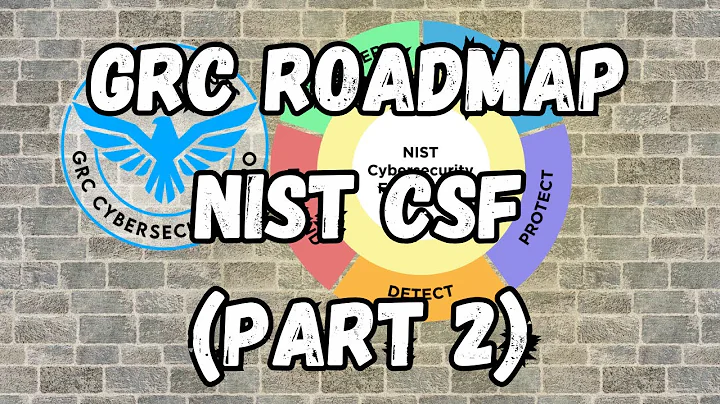 GRC RoadMap NIST CSF (part 2) #convocourses #cybersecurity