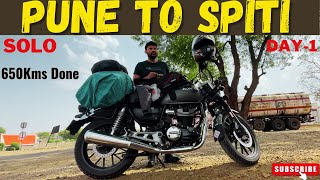 Halat Kharab ho gayi|Day1|Pune to Spiti| Solo bike trip #solo #hondacb350 #cb350 #soloride