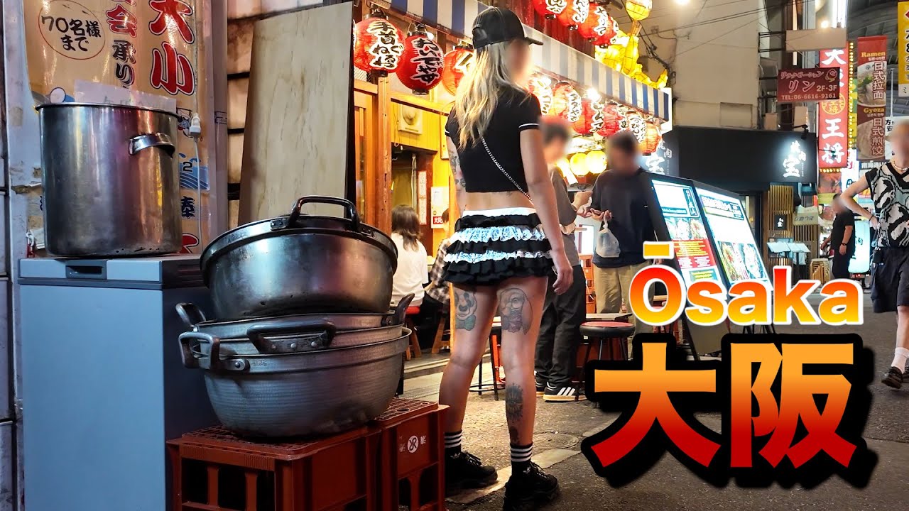 【４Ｋ60】nightwalk in Osaka【夜の大阪をお散歩】2025年8月14日