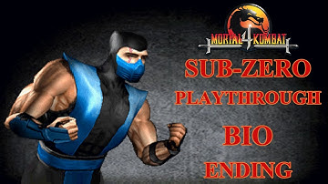 Mortal Kombat 4 - Sub-Zero Playthrough + BIO & Ending