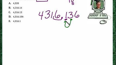 Praxis Application NT009  Round off decimal numbers